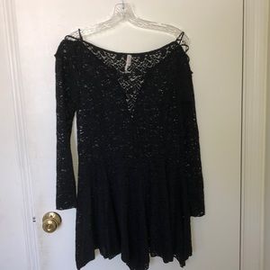 Free People black lace Intimately Dress